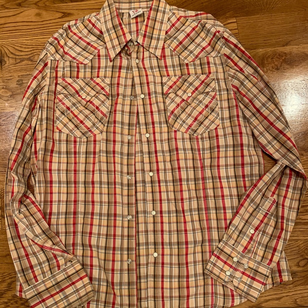 Men True Religion Lonestar Western Pearl Snap